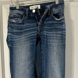 BKE Stella, low rise, boot cut jeans.